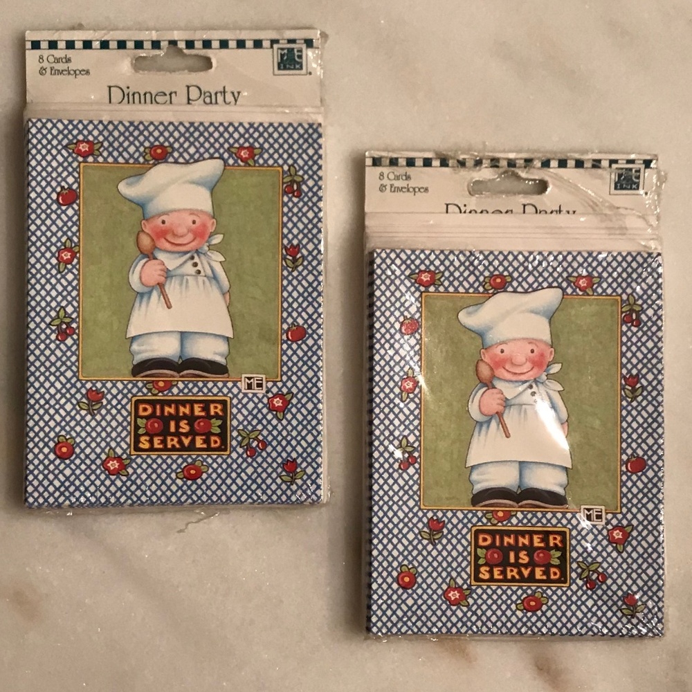 VTG Mary Engelbreit Dinner Party Invitations